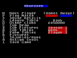 Soccer Star - ZX Spectrum release by Cult Games, Original 1989