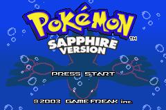 Insert (Inlay) Pokemon Sapphire miniatura 3