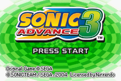Insert (Inlay) Sonic Advance 3 (Game Boy Advance) miniatura 3