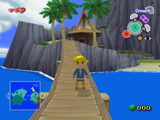 Insert (Inlay) The Legend of Zelda: The Wind Waker (GameCube) miniatura 4