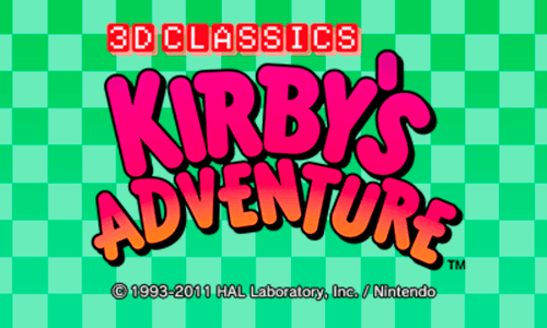 3D Classics: Kirby's Adventure (2011)