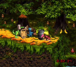 Insert (Inlay) Donkey Kong Country 3: Dixie Kong's Double Trouble (Super Nintendo) miniatura 4