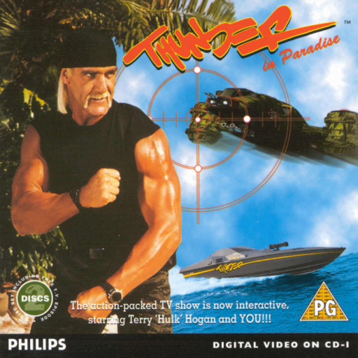 Thunder in Paradise (Disc 1) (The Game) box art