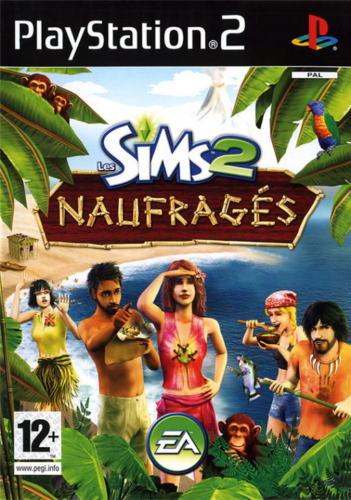 The Sims 2 - Castaway (Europe, Australia) box art