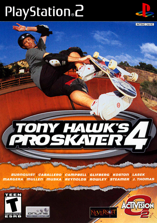 Tony Hawk's Pro Skater 4 (v2.01) box art